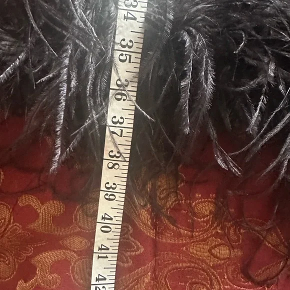 Bebe Sleeveless Feathered-Tail Cocktail Dress Size 10 - Picture 9 of 12